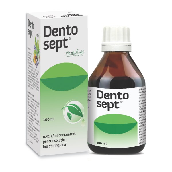 Dentosept 0,91 g/ml concentrat pentru soluții bucofaringiene